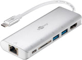 Goobay 76788 dockingstation USB Type-C Sølv
