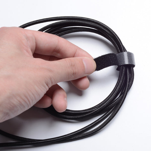 Vention KAABI kabelsamler Krog og løkke kabelbinder Nylon Sort 1 stk