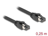 DeLOCK 80231 netværkskabel Sort 0,25 m Cat8.1 S/FTP (S-STP)