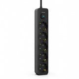 Inca IPW-44SY overspændingsbeskytter Sort 5 AC stikkontakt(er) 230 V 1,5 m