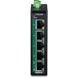 Trendnet TI-PELC50 netværksswitch Ikke administreret Fast Ethernet (10/100) Strøm over Ethernet (PoE) Sort