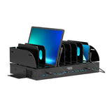 Naotic 903001 ladestation organisator Desktop monteret Metal Sort