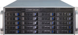 Inter-Tech IPC 4U-4420 Stativ Blå, Rustfrit stål