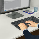 Logitech 920-008685 tastatur Mus inkluderet Universel RF trådløst QWERTY US International Sort