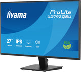 iiyama ProLite X2792QSU-B1 computerskærm 68,6 cm (27") 2560 x 1440 pixel Quad HD LED Sort