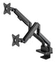 Manhattan 461887 skærmbeslag og -stativer 81,3 cm (32") Skrivebord Sort