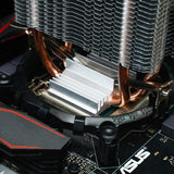 Jonsbo CR-1200E Computerkølesystem Processor Køleplade/køler 9,2 cm Sort 1 stk