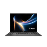 MSI Prestige 14 AI+ D3MG-017FR Copilot+ PC Intel Core Ultra 7 355 Laptop 35,6 cm (14") Full HD+ 32 GB LPDDR5x-SDRAM 1 TB SSD Wi-Fi 7 (802.11be) Windows 11 Home Grå Fransk