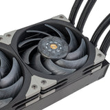 Silverstone SST-XE360PDD Computerkølesystem Processor Væskekølingssæt 12 cm Aluminium, Sort, Grå
