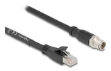 DeLOCK 80580 netværkskabel Sort 3 m Cat5e S/FTP (S-STP)