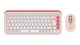 Logitech Pop Icon Combo tastatur Mus inkluderet Universel Bluetooth QWERTY US International Rose