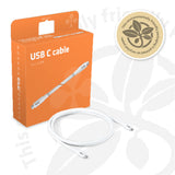 CLUB3D CAC-3001 USB-kabel USB4 Gen 2x2 2 m USB C 20 Gbit/sek. 240 W Hvid