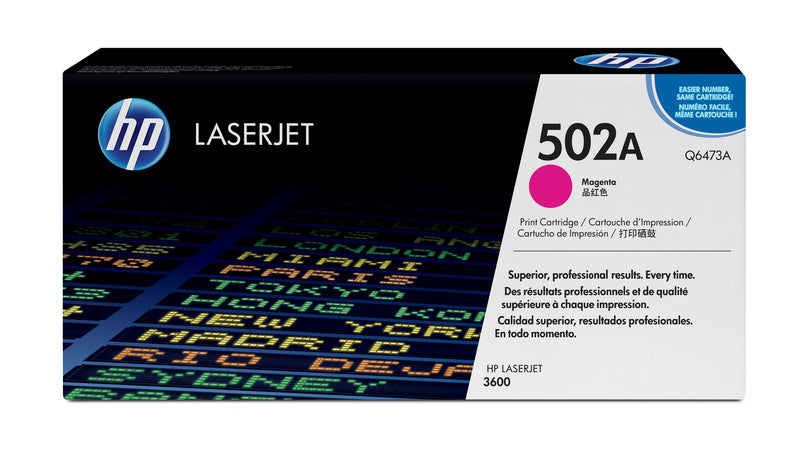 HP Original 502A LaserJet-tonerpatron, magenta
