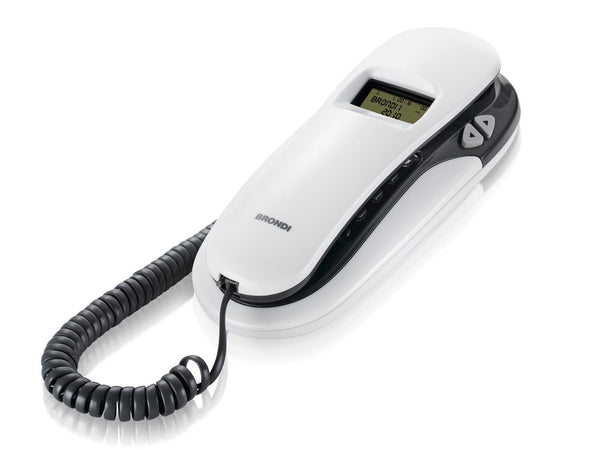 Brondi Kenoby Cid Analog telefon Nummervisning Grå, Hvid