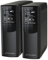PowerWalker VI 1500 CSW IEC UPS-enhed Interaktivt indgangsstik 1,5 kVA 900 W 8 AC stikkontakt(er)
