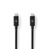 Nedis CCGB66020BK20 USB-kabel USB4 Gen 2x2 2 m USB C 20 Gbit/sek. 240 W Blå