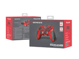 GENESIS Mangan 200 Rød USB 2.0 Gamepad Analog/digital PC