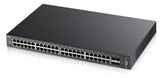 Zyxel XGS2210-52 Administreret L2 Gigabit Ethernet (10/100/1000) 1U Sort