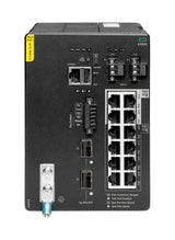 HPE Aruba Networking CX 4100i 12p 1GbE 8p Class4 PoE and 4p Class6 PoE 2p SFP+ DIN Mount Switch Administreret L2 Gigabit Ethernet (10/100/1000) Strøm over Ethernet (PoE) 4U Sort