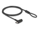 Navilock 20645 kabellås Sort 1,8 m