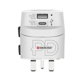 Hama 00223477 strømstik adapter Modulær Type C (Europlug)+Type F Hvid
