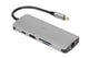 iBox IUH3RJ4K interface hub USB Type-C 5000 Mbit/s Sølv