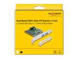 DeLOCK 90096 interface-kort/adapter Intern USB 3.2 Gen 1 (3.1 Gen 1)