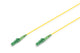 Digitus DK-2933-01-APC-SX InfiniBand og fiberoptisk kabel 1 m LC LC/APC Gul