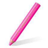 Staedtler 140 C4P1 farveblyant Grøn, Orange, Lyserød, Gul 4 stk