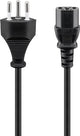Goobay 93617 el-ledning Sort 2 m SEV 1011 IEC C13