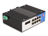DeLOCK 88016 netværksswitch Ikke administreret Gigabit Ethernet (10/100/1000) Sort