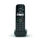 Gigaset AS690HX Analog/DECT-telefon Nummervisning Sort