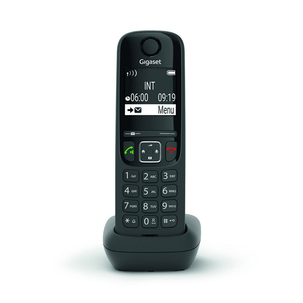 Gigaset AS690HX Analog/DECT-telefon Nummervisning Sort
