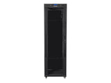 Lanberg FF01-6842-12BL stativ 42U Fritstående reol Sort