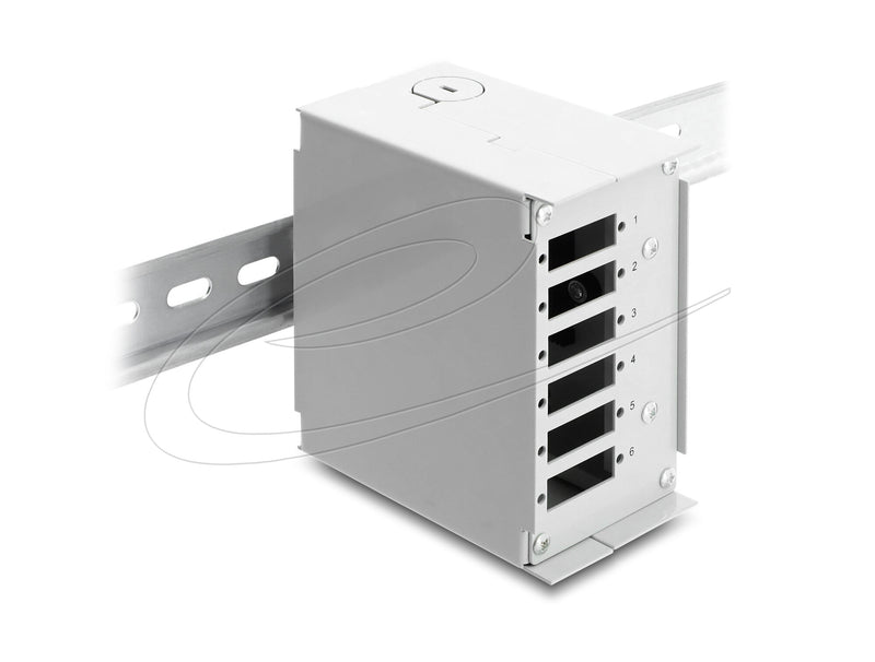 DeLOCK 91065 fiber adapter SC/LC 1 stk Grå