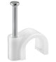 Goobay KBCR 12 (100) kabelholder Hvid 100 stk