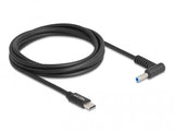 DeLOCK 87971 el-ledning Sort 1,5 m USB C 4.5 x 3.0 mm