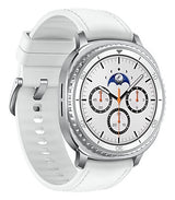 Samsung Galaxy Watch 8 Classic 3,3 cm (1.3") AMOLED 46 mm Digital 438 x 438 pixel Berøringsskærm 4G Sølv Wi-Fi GPS (satellit)
