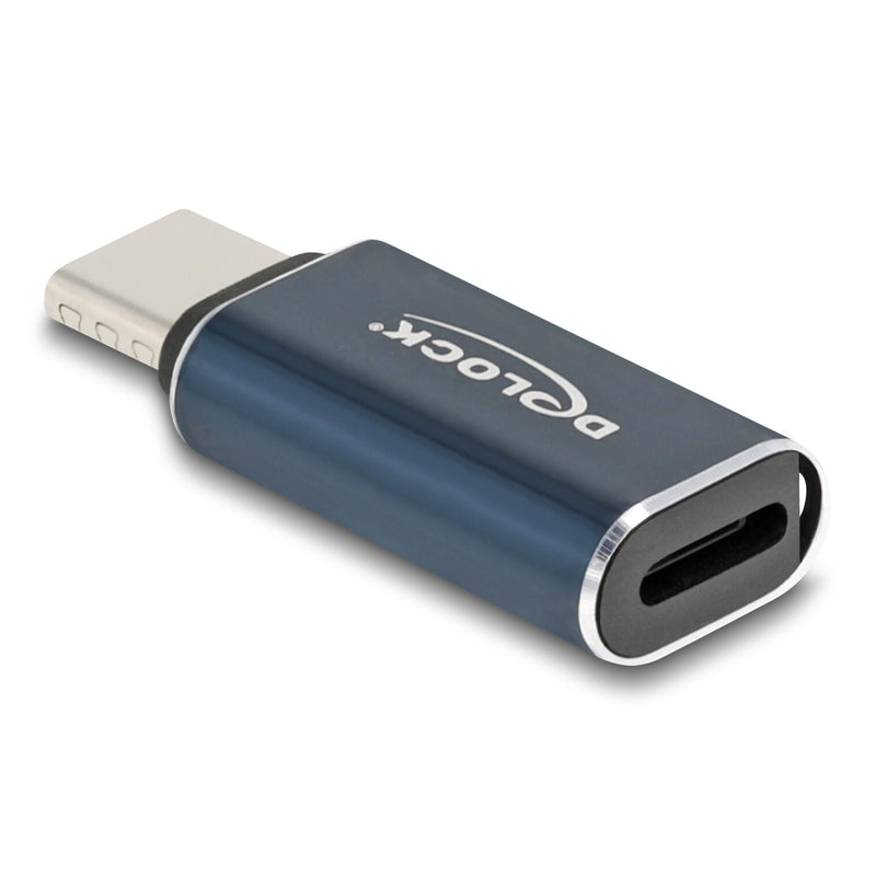 DeLOCK 60688 kabel kønsskifter USB 2.0 Type-C 8 pin Lightning Anthracit
