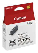 Canon PFI-5100 GY blækpatron 1 stk Original Grå