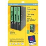 Avery Border Binder Labels, Green 192 x 38mm (20)