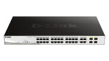 D-Link DGS-1210-24P netværksswitch Administreret L2 Gigabit Ethernet (10/100/1000) Strøm over Ethernet (PoE) Sort