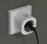 Brennenstuhl smart stik 3680 W Hjem Hvid, Grå