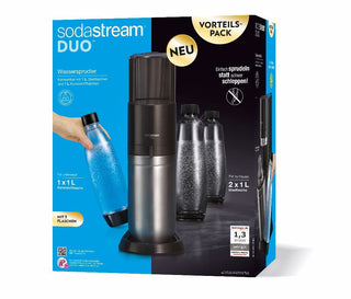 SodaStream DUO Sort, Rustfrit stål