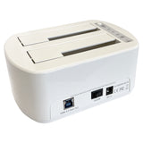 LC-Power LC-DOCK-U3-VI drev dockingstation USB 3.2 Gen 1 (3.1 Gen 1) Type micro-B Hvid