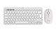 Logitech 920-012204 tastatur Mus inkluderet Universel RF trådløs + Bluetooth QWERTZ Tysk Hvid