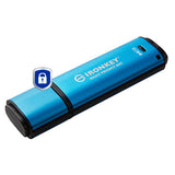 Kingston Technology IronKey 64GB USB-C Vault Privacy 50C AES-256 Encrypted, FIPS 197