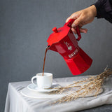 Bialetti Moka Exclusive Moka gryde Rød