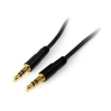 StarTech.com MU6MMS lydkabel 1,8 m 3.5mm Sort