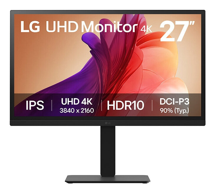 LG 27BA45U-B computerskærm 68,6 cm (27") 3840 x 2160 pixel 4K Ultra HD Sort